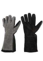 Chainmail Gloves, 6mm ID, natural