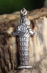 DIANA Z EFESU, talisman, stříbrný šperk, Ag 925