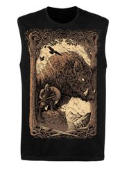 WILD BOAR SPIRIT, TRIČKO BEZ RUKÁVŮ - TÍLKA A TRIČKA BEZ RUKÁVŮ - MÓDA