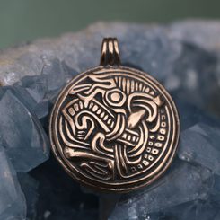 SLEIPNIR vikinský kůň, amulet Skandinávie X.století, bronz