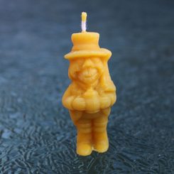 VODNÍK - SVÍČKA Z VČELÍHO VOSKU - SVÍČKY - HOME DECOR