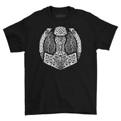 MJÖLLNIR TRIČKO ČERNOBÍLÉ PÁNSKÉ - TRIČKA PÁNSKÁ - MÓDA