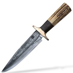 KOVANÝ FRONTIER NŮŽ REBEL STEEL S POCHVOU - LOVECKÉ NOŽE, TESÁKY - ZBRANĚ