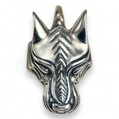 WARG, SEVERSKÝ VLK, STŘÍBRNÝ PŘÍVĚSEK, AG 925, 15G - PŘÍVĚSKY - STŘÍBRNÉ ŠPERKY