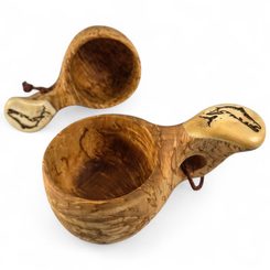 LOHI KUKSA, LAPONSKÁ NÁDOBKA - KUKSY - TÁBOŘENÍ A ŘEMESLA