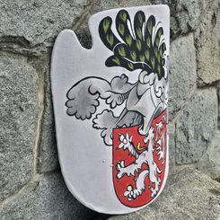 PUKLICE NA ŠTÍT, KULATÁ, 2MM - STŘEDOVÉ PUKLICE - ZBROJE
