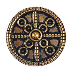 SLUNEČNÍ KRUH, OPPIDUM ZÁVIST, PŘÍVĚŠEK, BRONZ - PŘÍVĚSKY - ŠPERKY