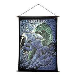 ČESKÝ LEV, STŘEDOVĚKÝ ERB VE ŠTÍTU 20CM - DŘEVĚNÉ OBRAZY - HOME DECOR