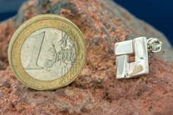 QUADRAT, SECESNÍ STŘÍBRNÉ NÁUŠNICE, AG 925 - NÁUŠNICE - STŘÍBRNÉ ŠPERKY