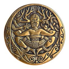 CERNUNNOS, MEDAILON, BRONZ - PŘÍVĚSKY - ŠPERKY