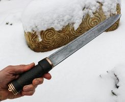 NEVIS, SKOTSKÝ NŮŽ, DIRK, DAMAŠKOVÁ OCEL - DAMAŠKOVÉ NOŽE - ZBRANĚ