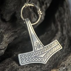 THOROVO KLADIVO, STŘÍBRNÝ PŘÍVĚSEK, AG 925 - PŘÍVĚSKY - STŘÍBRNÉ ŠPERKY