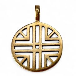 SYMBOL SLUNCE VI, PŘÍVĚŠEK, BRONZ - PŘÍVĚSKY - ŠPERKY