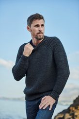 IRSKÝ NÁMOŘNICKÝ SVETR, ARAN - VLNĚNÉ SVETRY - MÓDA