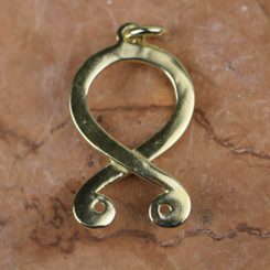 DIVOČÁK - KANEC, MASIVNÍ AMULET KANČÍ HLAVA BRONZ - PŘÍVĚSKY - ŠPERKY