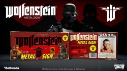 Wolfenstein Kovová Cedule The New Colossus