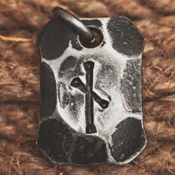NAUTHIZ, kovaná runa, amulet