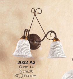 VERONA keramické nástěnné svítidlo 2032.A2