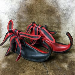 LUCIEN, středověké kožené boty