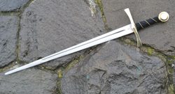 WENZEL, jednoruční gotický meč, mosaz