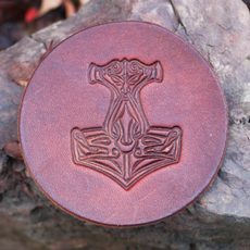 Sous-verres en cuir