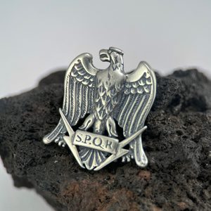 AQUILA, ŘÍMSKÁ ORLICE S.P.Q.R., STŘÍBRNÝ PŘÍVĚSEK, AG 925 - PŘÍVĚSKY - STŘÍBRNÉ ŠPERKY