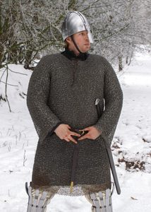 KROUŽKOVÁ KOŠILE, NÝTOVANÁ RRR HAUBERK, 8MM - KROUŽKOVÁ ZBROJ - ZBROJE