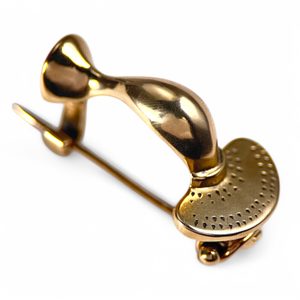 ŘÍMSKÁ LEGIONÁŘSKÁ SPONA Z MUŠOVA, BRONZ - BROŽE A KNOFLÍKY - ŠPERKY