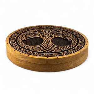 YGGDRASIL, SADA RUN FUTHARK A DÁRKOVÁ KAZETA, 21 CM - RUNY - ŠPERKY