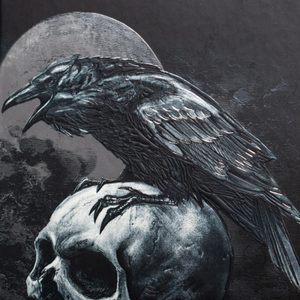 POE'S RAVEN, ZÁPISNÍK, ALCHEMY ENGLAND - MAGICKÉ POMŮCKY - HOME DECOR