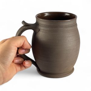 KORBEL BACULATÝ HNĚDÝ, KERAMIKA 700 ML - HISTORICKÁ KERAMIKA - STOLOVÁNÍ