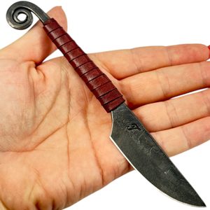 PRCEK, KELTSKÝ KOVANÝ NŮŽ - NOŽE HISTORICKÉ - ZBRANĚ
