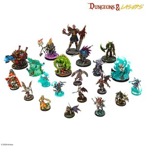 DUNGEONS & LASERS: VICTIMS OF INSANITY - ARCHON STUDIO - HRY A KNIHY