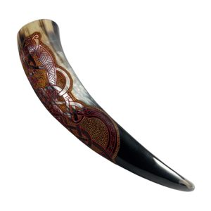 KELTSKÝ DRAK, ZDOBENÝ VIKINGSKÝ ROH - ROHY NA PITÍ - STOLOVÁNÍ