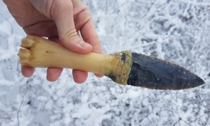 PALEOLITH, PAZOURKOVÝ NŮŽ - NOŽE HISTORICKÉ - ZBRANĚ