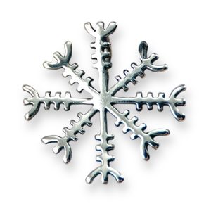 AEGISHJALMUR - ISLANDSKÁ RUNA, STŘÍBRNÝ PŘÍVĚSEK, AG 925 - PŘÍVĚSKY - STŘÍBRNÉ ŠPERKY