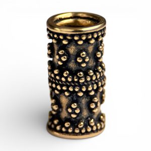 KORÁLEK DO VOUSŮ, VIKING, 7 MM PRŮMĚR, BRONZ - KORÁLKY DO VOUSŮ - ŠPERKY