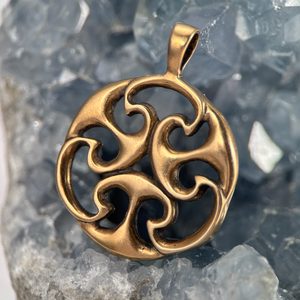 KELTSKÝ TALISMAN ŽIVOTA, REPLIKA NÁLEZU PATRNĚ Z GALIE, BRONZ - PŘÍVĚSKY - ŠPERKY