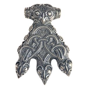 THOROVO KLADIVO PAŘÁT, STŘÍBRNÝ PŘÍVĚSEK, AG 925, 17G - PŘÍVĚSKY - STŘÍBRNÉ ŠPERKY