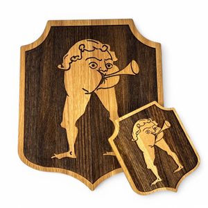 HOSPODA DÍRA, DŘEVĚNÝ ŠTÍT NA STĚNU, KINGDOM COME: DELIVERANCE 2, MALÁ - KINGDOM COME: DELIVERANCE II