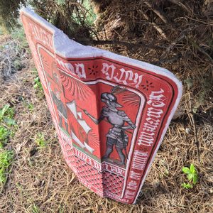 STŘEDOVĚKÁ PAVÉZA, DAVID A GOLIÁŠ, ČECHY - ŠTÍTY STŘEDOVĚKÉ - ZBROJE