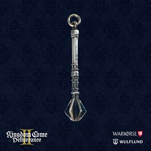 PALCÁT, JAN ŽIŽKA, KINGDOM COME: DELIVERANCE II, PŘÍVĚSEK, STŘÍBRO 925/1000 - KINGDOM COME: DELIVERANCE II