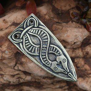 SLEIPNIR, NÁKONČÍ NA OPASEK - VIKING, STAROMOSAZ - SPONY A KOVÁNÍ - SEDLÁŘSTVÍ