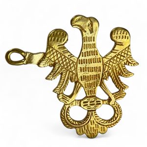 STŘEDOVĚKÁ BROŽ, NĚMECKO, XIV. - XV. STOLETÍ, BRONZ - BROŽE - ŠPERKY