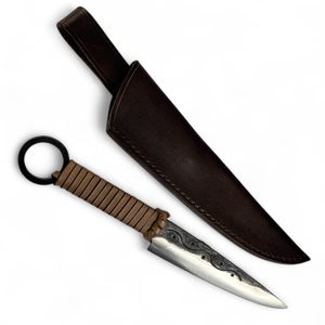 HIBERNIA KELTSKÝ NŮŽ, HNĚDÝ - NOŽE HISTORICKÉ - ZBRANĚ