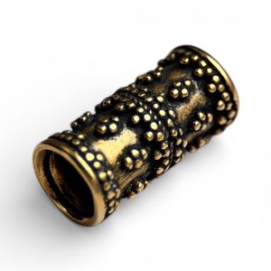 KORÁLEK DO VOUSŮ, VIKING, 7 MM PRŮMĚR, BRONZ - KORÁLKY DO VOUSŮ - ŠPERKY