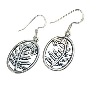 KAPRADÍ, STŘÍBRNÉ NÁUŠNICE, AG 925 - NÁUŠNICE - STŘÍBRNÉ ŠPERKY