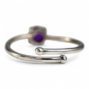 YENNEFER, PRSTEN, AMETYST STŘÍBRO 925/1000 - PRSTENY - STŘÍBRNÉ ŠPERKY