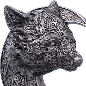 KELTSKÝ VLK - PŮLMĚSÍC, FIGURKA, 25CM - FIGURKY - HOME DECOR