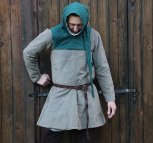 SADA STŘEDOVĚKÉHO ODĚVU - MUŽ 2. POLOVINA 14. STOLETÍ - PÁNSKÉ ODĚVY - MÓDA